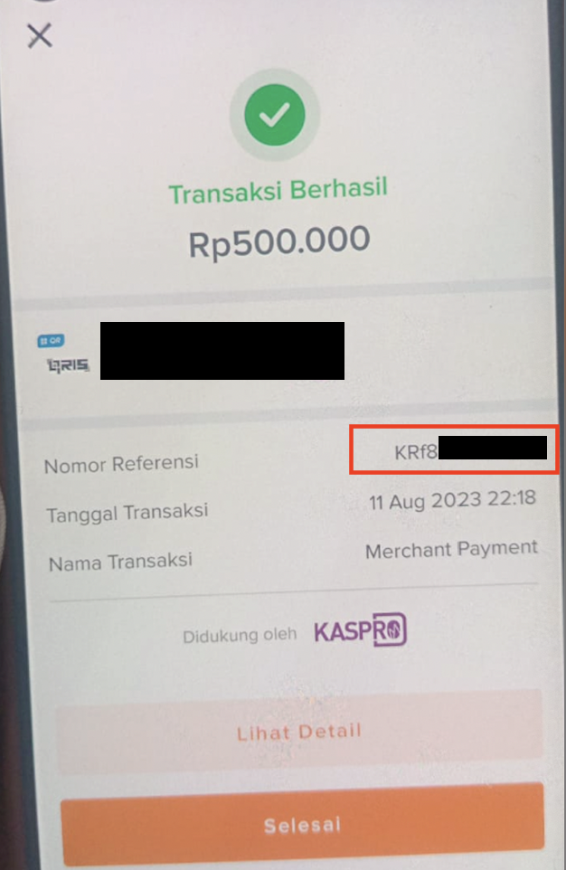 Bukti Pembayaran QRIS Yang Dapat Diterima – Xendit Guide